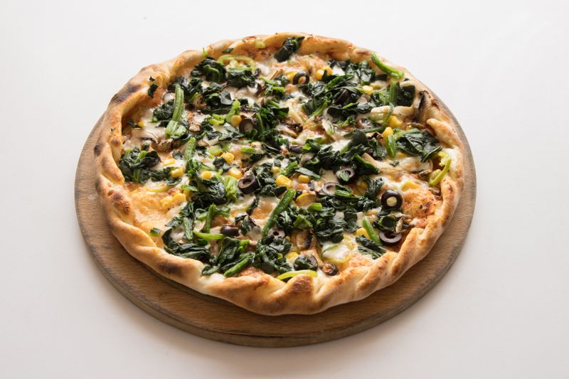 BBQ chicken pizza catering option