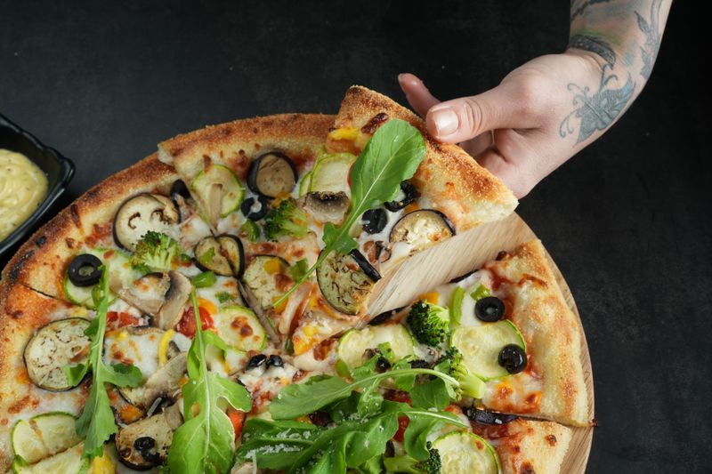 Four cheese pizza catering